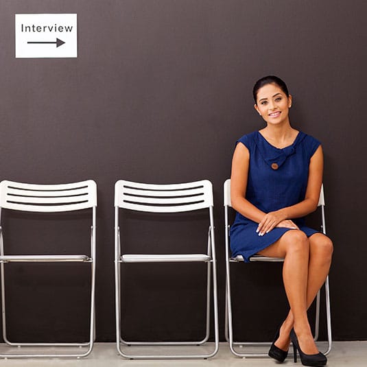 Candidate Waiting To Interview at Temporary Staffing Agency